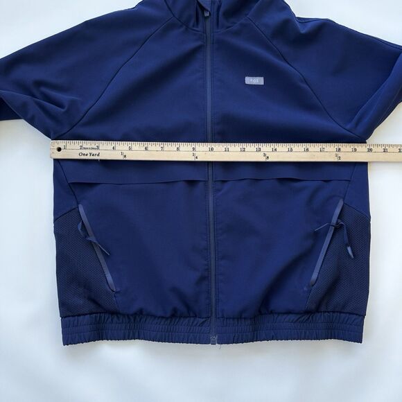 Figs Sydney Scrub Jacket Womens Navy Performance Full Zip Medical XS $98 - Picture 8 of 11